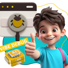 Тестирование & Vibe Debug. Охотники за багами - КИБЕРшкола программирования для детей, компьютерные курсы для школьников, начинающих и подростков - KIBERone г. Брянск
