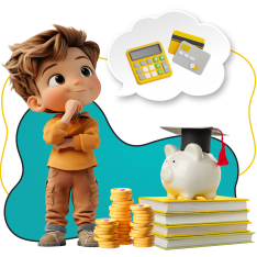 Финансовый интеллект вместе KIBERone - КИБЕРшкола программирования для детей, компьютерные курсы для школьников, начинающих и подростков - KIBERone г. Брянск