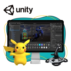 Мир игр на Unity 2D на популярном движке + AI-помощники - КИБЕРшкола программирования для детей, компьютерные курсы для школьников, начинающих и подростков - KIBERone г. Брянск