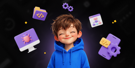 Идеальный сайт с нуля: код, дизайн и AI-помощник - КИБЕРшкола программирования для детей, компьютерные курсы для школьников, начинающих и подростков - KIBERone г. Брянск